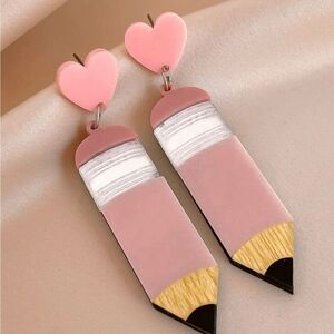 Pencil earrings 